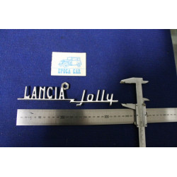 EMBLEM "LANCIA JOLLY"   METAL CHROME