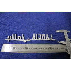 SCRITTA "LANCIA JOLLY"   METALLO CROMATO