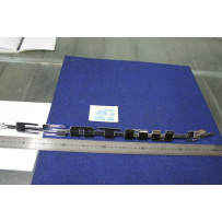 EMBLEM "ESATAU B" METAL CHROME LENGHT 610 mm
