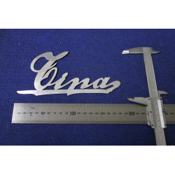 EMBLEM "TINA" METAL CHROME