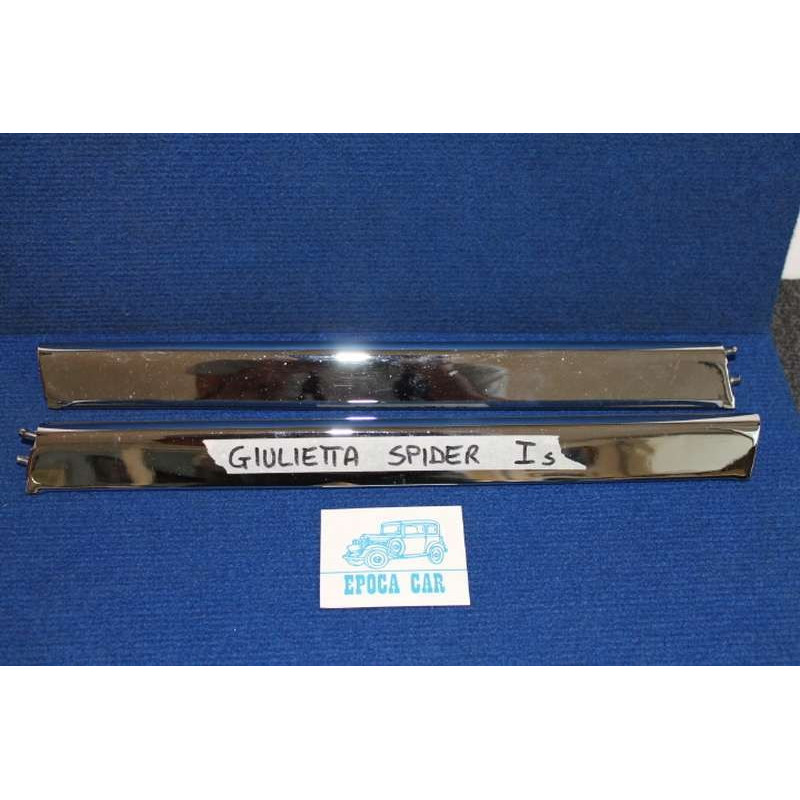 BAFFI ORIZZONTALI FRONTALE CROMATI (COPPIA)