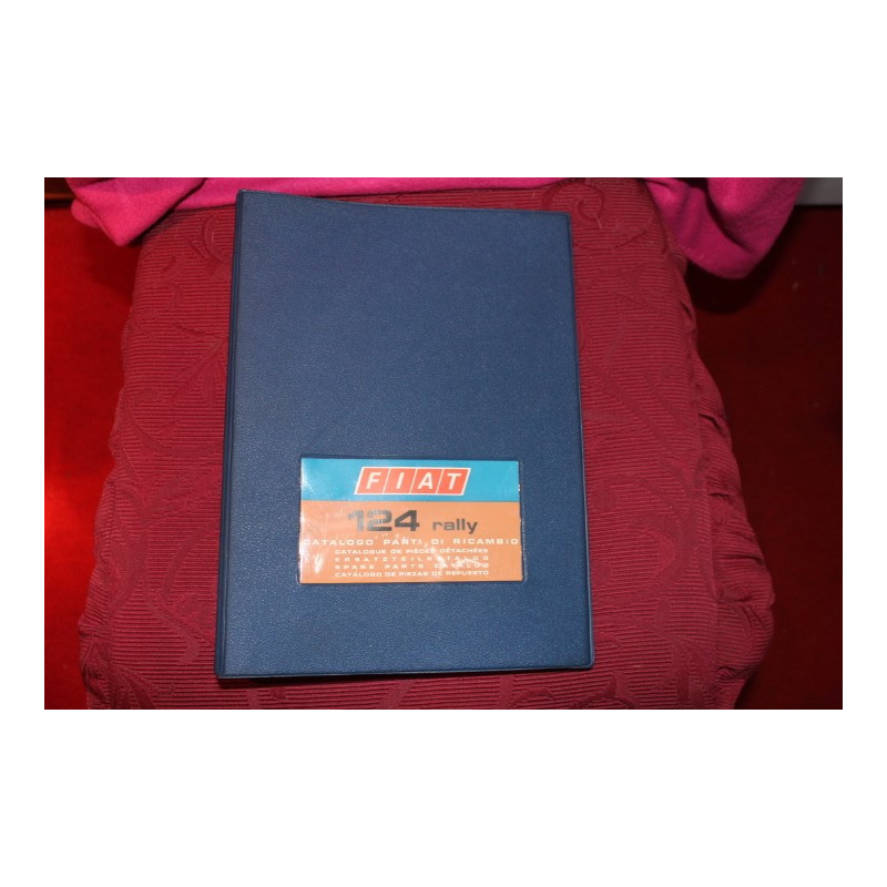 124 RALLY ABARTH  MECHANICS SPARE PARTS CATALOGUE (1° EDITION 1973)