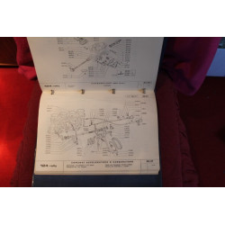 124 RALLY ABARTH  MECHANICS SPARE PARTS CATALOGUE (1° EDITION 1973)
