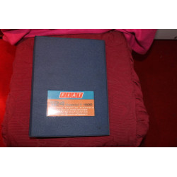 124 SPECIAL T 1600  MECHANICS SPARE PARTS CATALOGUE (1° EDITION 1972)