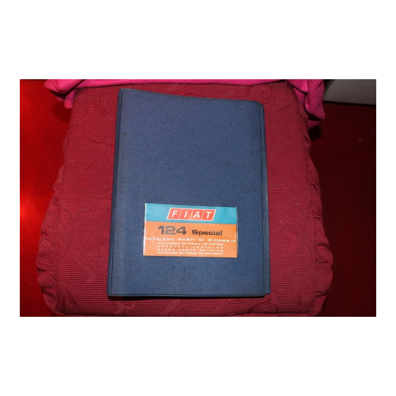 124 SPECIAL  CATALOGO PARTI DI RICAMBIO-MECCANICA (1° EDIZIONE 1968)