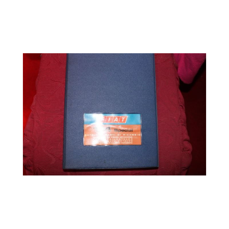 124 SPECIAL CATALOGO PARTI DI RICAMBIO-MECCANICA (2° EDIZIONE 1972)