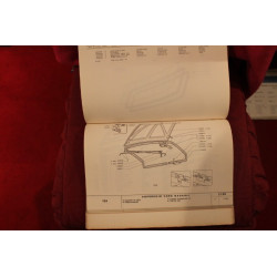 124  BODY SPARE PARTS CATALOGUE (3° EDITION 1970)