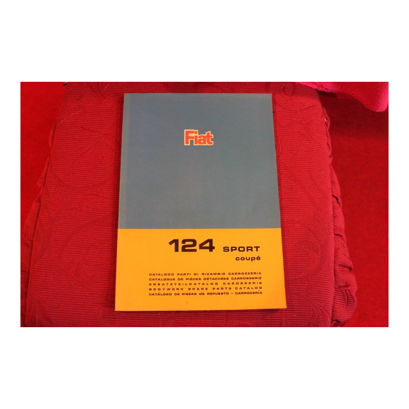 124 SPORT COUPE'  BODY SPARE PARTS CATALOGUE (1° EDITION 1967)