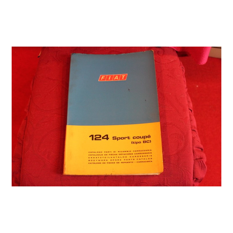 124 SPORT COUPE'  BC   BODY SPARE PARTS CATALOGUE (1° EDITION 1969)