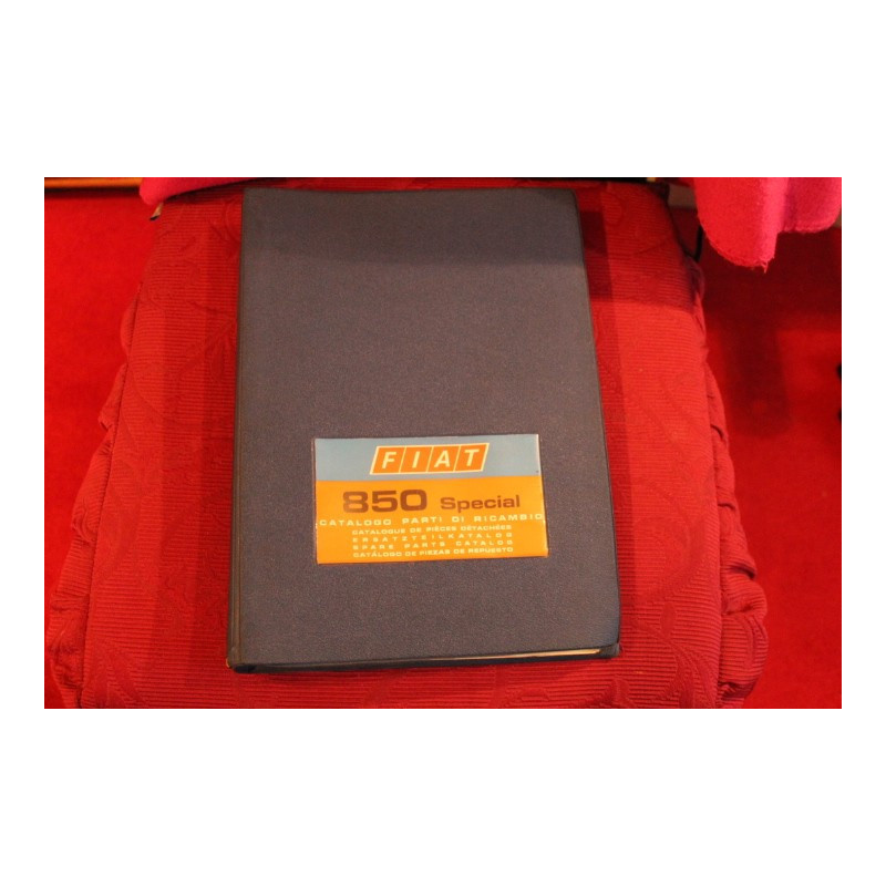 850 SPECIAL  CATALOGO PARTI DI RICAMBIO-MECCANICA (1° EDIZIONE 1967)