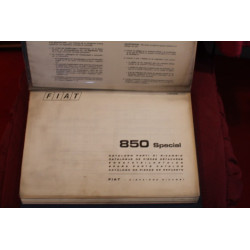 850 SPECIAL   MECHANICS SPARE PARTS CATALOGUE (1° EDITION 1967)
