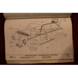 850 SPECIAL    BODY SPARE PARTS CATALOGUE (2° EDITION 1969)