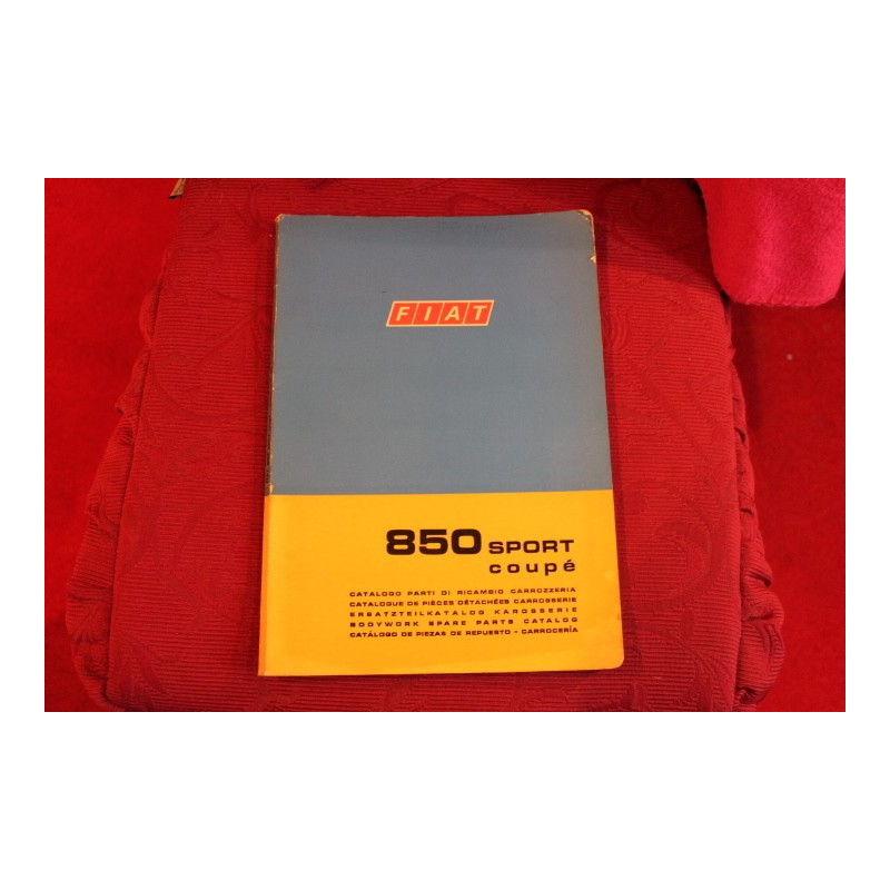 850 SPORT COUPE'  BODY SPARE PARTS CATALOGUE (2° EDITION 1970)