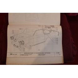 850 SPORT COUPE'  BODY SPARE PARTS CATALOGUE (2° EDITION 1970)