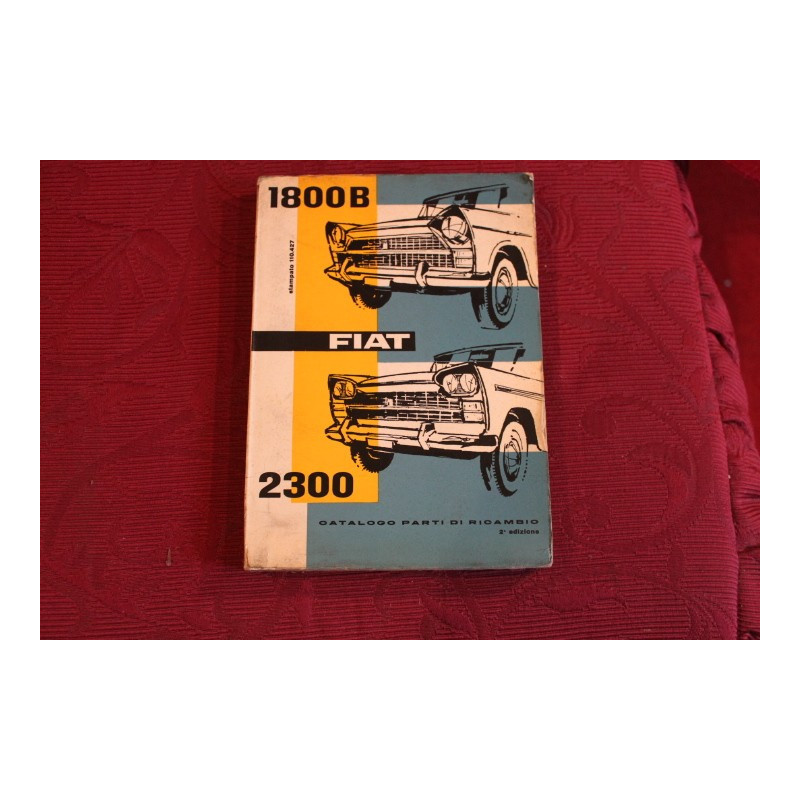 1800 B / 2300    CATALOGO PARTI DI RICAMBIO-MECCANICA (2°EDIZIONE 1962)