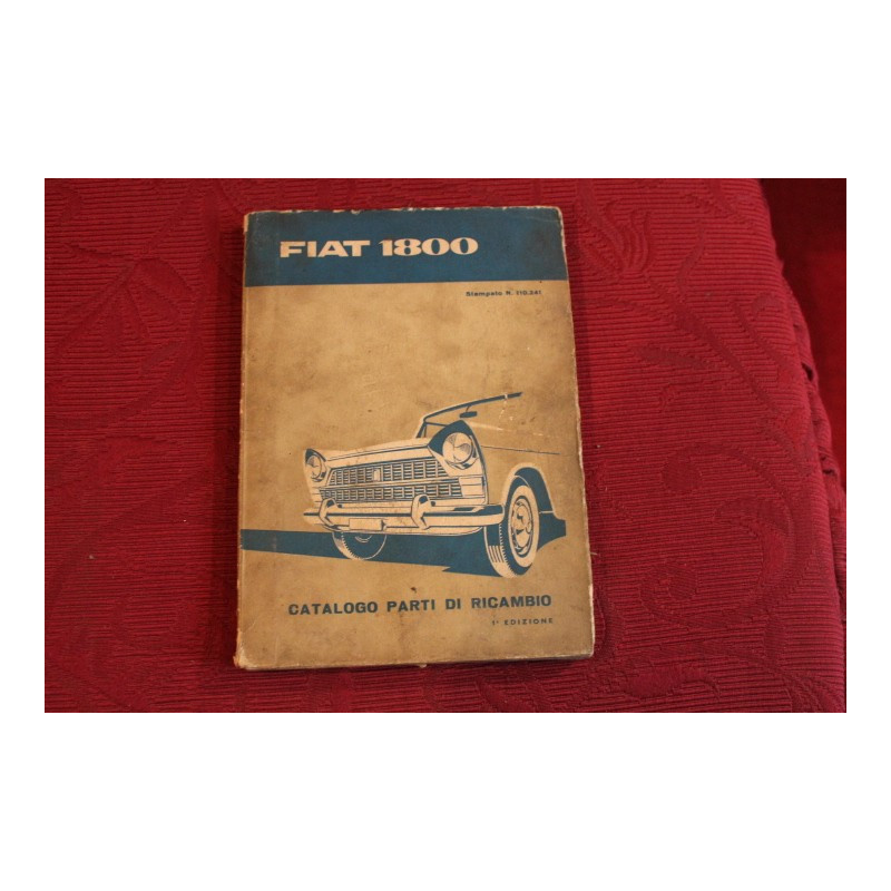 1800  CATALOGO PARTI DI RICAMBIO-MECCANICA (1° EDIZIONE 1959) discreto stato