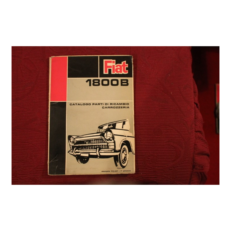 1800 B   CATALOGO PARTI DI RICAMBIO-CARROZZERIA (1963)