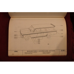 2300    CATALOGO PARTI DI RICAMBIO-CARROZZERIA (2° EDIZIONE 1967)