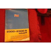 2300  2300 S COUPE'   BODY SPARE PARTS CATALOGUE (3° EDITION 1966) cover with defect