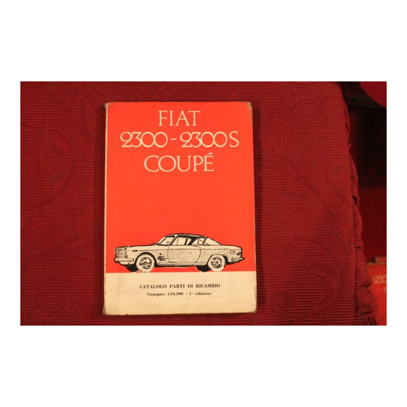 2300  2300 S COUPE'    CATALOGO PARTI DI RICAMBIO-MECCANICA (1° EDIZIONE 1961)