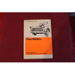 1500 L   BODY SPARE PARTS CATALOGUE (1° EDITIONS 1963)