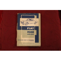 1500  CABRIOLET (118 S)    MECHANICS SPARE PARTS CATALOGUE (2° EDITION 1961) cover with defect
