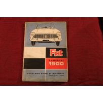 1500 CABRIOLET (118 H)   CATALOGO PARTI DI RICAMBIO MECCANICA (1° EDIZIONE 1963) copertina on pò sporca
