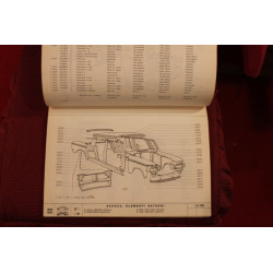 1300/1500    BODY SPARE PARTS CATALOGUE (2° EDITION 1966)