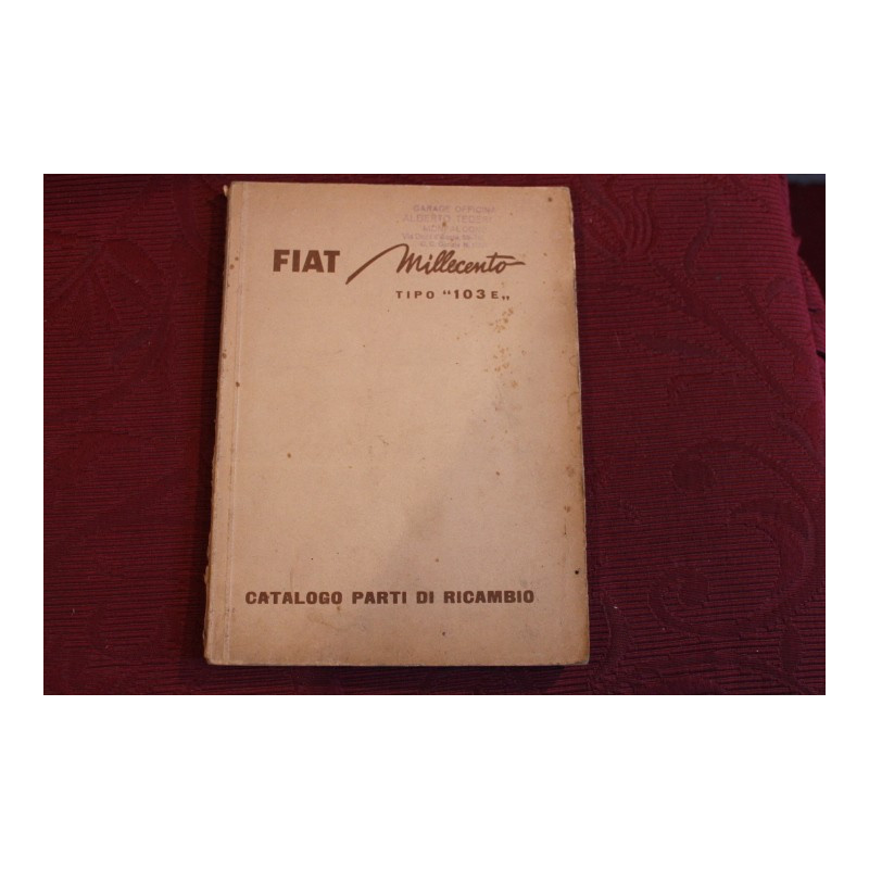 1100 103 E    SUPPLEMENT TO MECHANICS SPARE PARTS CATALOGUE  310 104 (1956)