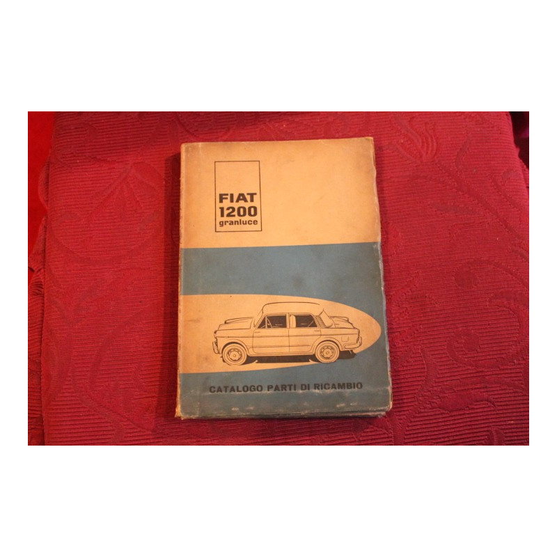 1200 GRANLUCE    MECHANICS SPARE PARTS CATALOGUE (1° EDITION 1957)