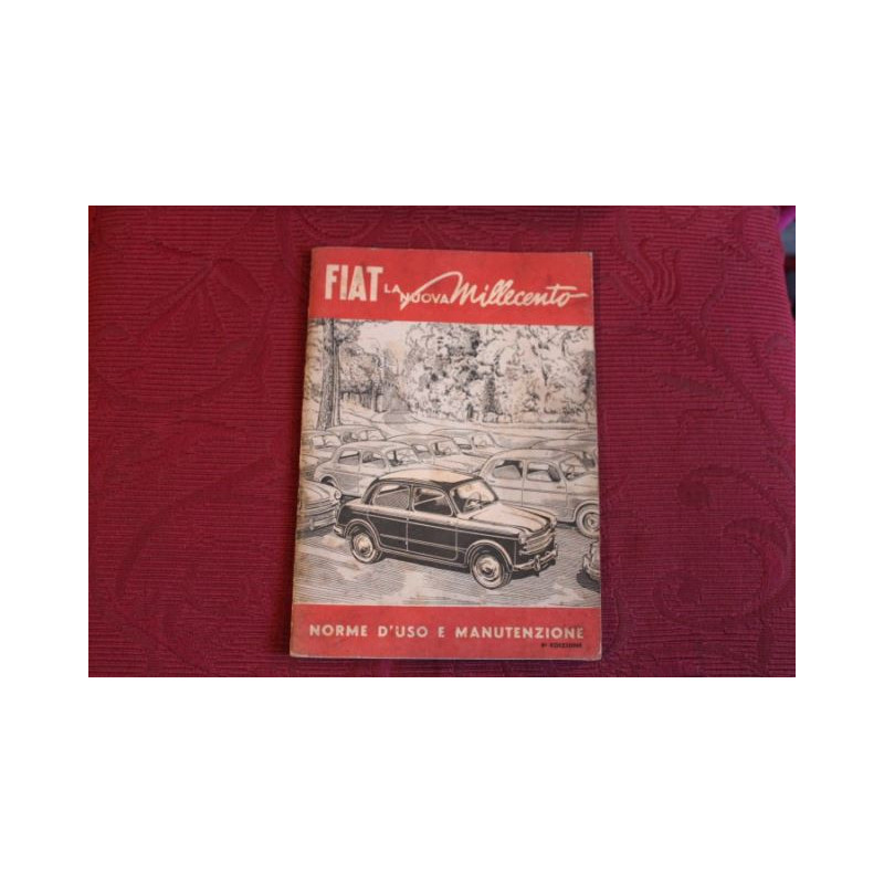 NUOVA 1100      USE AND SERVICE BOOK (8° EDITION 1955)
