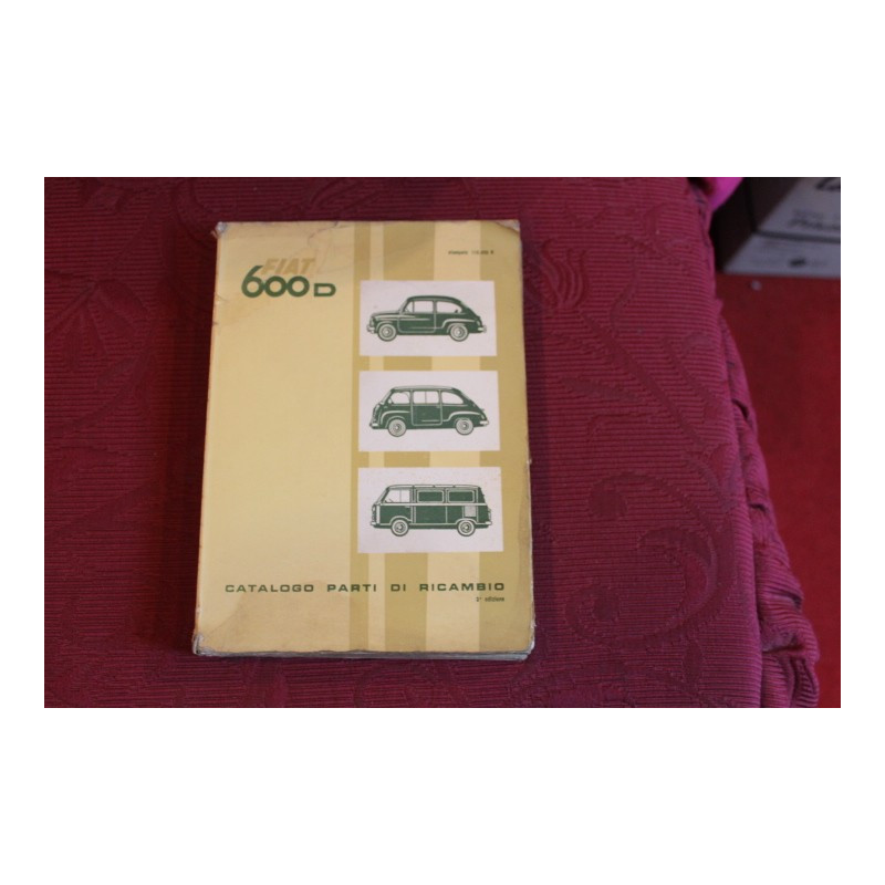 600 D     CATALOGO PARTI DI RICAMBIO-MECCANICA (3°edizione 1963)