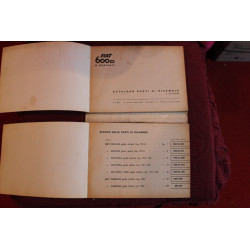 600 D     CATALOGO PARTI DI RICAMBIO-MECCANICA (3°edizione 1963)