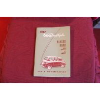 600  MULTIPLA     USE AND SERVICE BOOK (7° EDITION 1959)