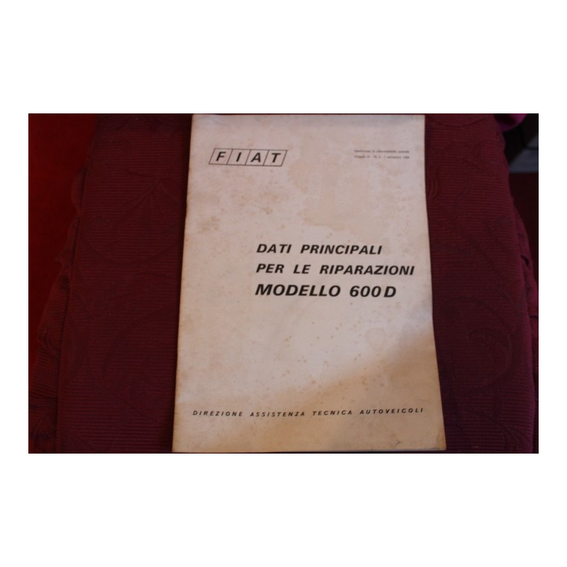 600 D    HANDBOOK FOR REPAIRS (1969)