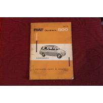 500  GIARDINIERA    BODY SPARE PARTS CATALOGUE (2° EDITION 1961)