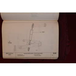 500  GIARDINIERA 120 F    CATALOGO PARTI DI RICAMBIO-MECCANICA (1° EDIZIONE 1966)  copertina un pò rovinata.
