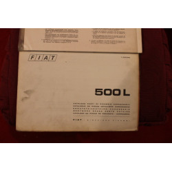 500 L     BODY SPARE PARTS CATALOGUE (2° EDITION 1971)  cover with defects, 