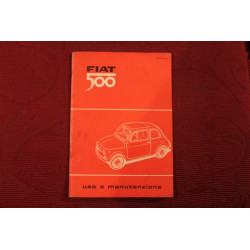 500  110F     LIBRETTO USO E MANUTENZIONE (24° EDIZIONE 1965)