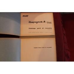 CAMPAGNOLA B DIESEL     MECHANICS SPARE PARTS CATALOGUE (1° EDITION 1961 )