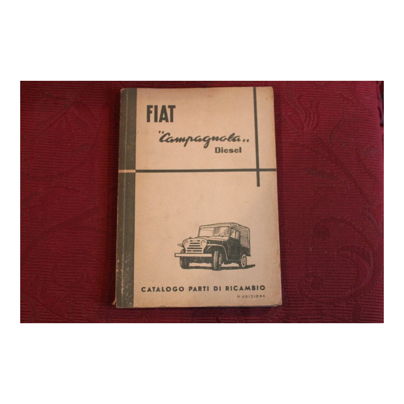 CAMPAGNOLA DIESEL       CATALOGO PARTI DI RICAMBIO-MECCANICA (1°EDIZIONE 1953)