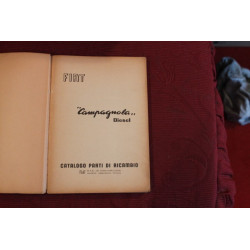CAMPAGNOLA DIESEL     MECHANICS SPARE PARTS CATALOGUE (1° EDITION 1953)