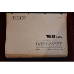 128 RALLY    CATALOGO PARTI DI RICAMBIO-MECCANICA (1° EDIZIONE 1971)