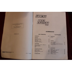 128 SPORT COUPE'    DATI PRINCIPALI PER LE RIPARAZIONI (1972)