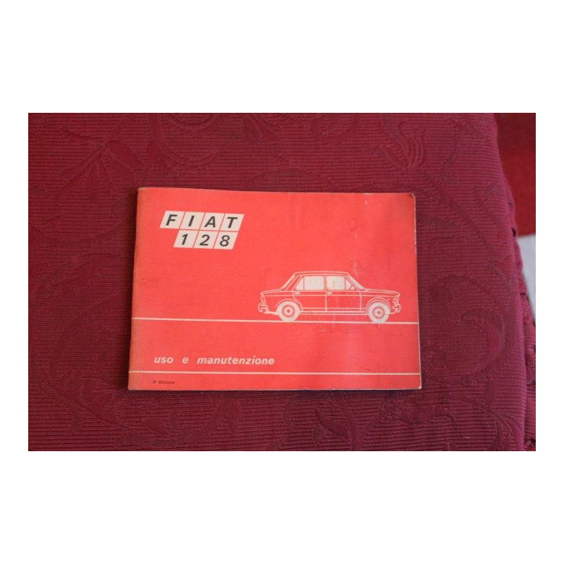 128   LIBRETTO USO E MANUTENZIONE (4° EDIZIONE 1970)