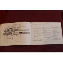 128 BERLINA E FAMILIARE    LIBRETTO USO E MANUTENZIONE (16°EDIZIONE 1973) copertina sbiadita, qualche pagina un pò sporca.