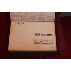 130  COUPE'      MECHANICS SPARE PARTS CATALOGUE (1°EDITION 1971)