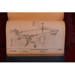 130  COUPE'        CATALOGO PARTI DI RICAMBIO-MECCANICA (1°EDIZIONE 1971)