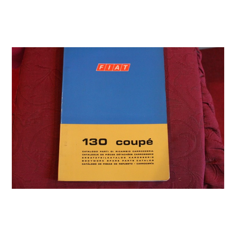 130  COUPE'      BODY SPARE PARTS CATALOGUE (1°EDITION 1971)