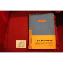 131 S MIRAFIORI      BODY SPARE PARTS CATALOGUE (1°EDITION 1974) cover in bad condition.